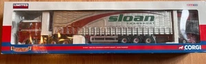 Limited Edition CC13421 - MAN TGA Curtainside & Moffett Mounty Sloan Transport - Picture 1 of 5