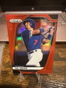 2025 Panini Prizm #52 Paul Konerko - Red Prizm Parallel /299 - Dodgers - Bild 1 von 2