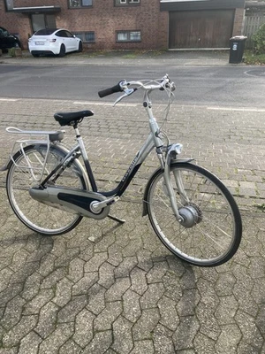 Sehr Gepfl.E-Bike 700Km Gazelle Orange Innergy 28 Zoll RH 49cm 8 Gang,an Bastler - Bild 1 von 4