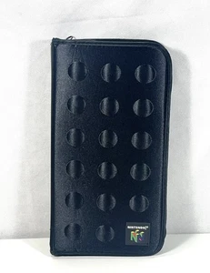 Nintendo 64 N64 Authentic 1997 Vintage 6 Game Cartridge Zippered Travel Case - Picture 1 of 5