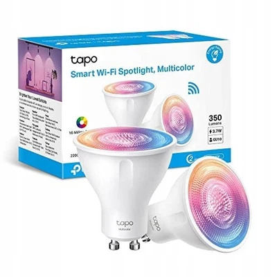 TP-Link Tapo L630 lampadina SmartHome Smart WiFi GU10 Multicolor 3,7 W 2 pezzi - Immagine 1 di 4