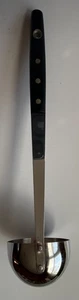 Soup Ladle Maid of Honor Stainless Double Spout 3-Rivet Black Handle 12 1/2" - Picture 1 of 12