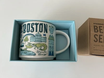 Taza de café BOSTON Starbucks 14 oz serie Been There NUEVA en caja Foto 1 de 4