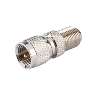 10 sztuk wtyczki mini-UHF wtyczka do gniazda typu F jack koncentryczny adapter złącze WLAN - Zdjęcie 1 z 4