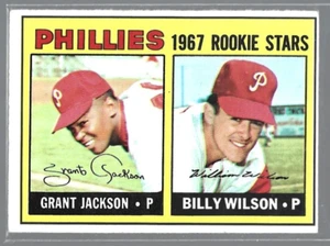 1967 Topps Baseball Phillies Rookie Stars #402-Grant Jackson/Billy Wilson - Picture 1 of 2