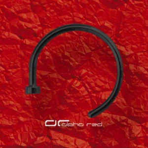»»» NASENPIERCING RING LIPPEN PIERCING schwarz eloxiert 2137 - Imagen 1 de 1