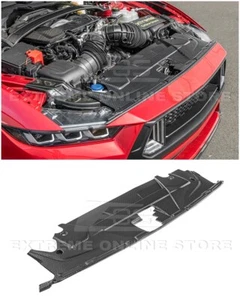 For 24-Up Ford Mustang S650 CARBON FIBER Front Engine Panel Trim Radiator Cover - Bild 1 von 23