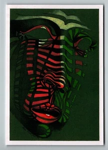 Portrait Postkarte 2020 - signiert Pierre Oriol Frankreich - Maske - Bild 1 von 2