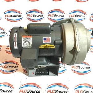 BALDOR CL3405 GENERAL PURP MOTOR w/ LM-4 BLOWER 3450RPM 115/208-230V 56C 60HZ - Picture 1 of 6