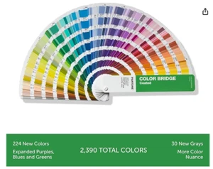 Pantone GP6102B Color Bridge Guide Set Coated & Uncoated - Picture 1 of 8