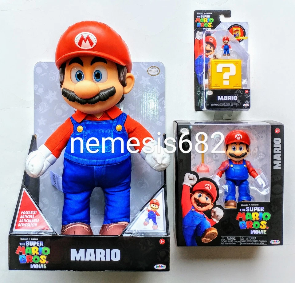 JAKKS Pacific Super Mario Bros. Movie Mario 5 in Action Figure - 417164