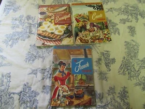 (3) Vtg. 1955 CAI of Chicago Creole, French & Breakfast Recipe / Cook Books - Picture 1 of 10