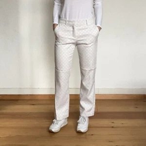 Beige-weiß gemusterte Hose von Seductive Modell "Anni" in Größe 36 - Bild 1 von 7