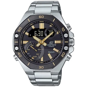 Reloj Casio Plateado Hombre Analógico-Digital Edifice ECB-10DB-1A9EF - Imagen 1 de 6