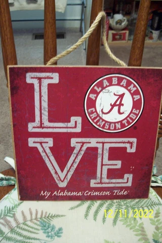 Alabama Crimson Tide Hanging Plaque Cover