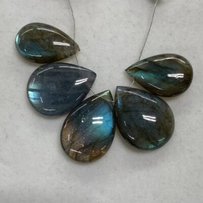 AAAA Labradorite Strand, Multi Blue Pear Shape Briolette size 11x18 To 14x21 MM - Image 1 of 4