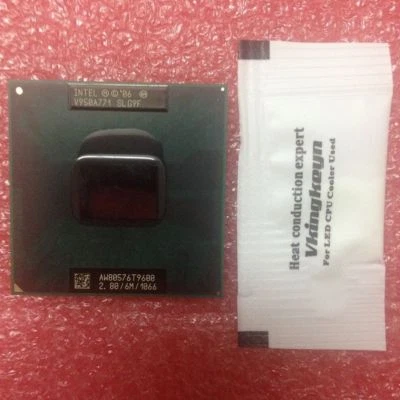 Intel Core 2 Duo T9600(AW80576GH0726M)SLB47 SLG8N SLG9F CPU 1066/2.8GHz 100% OK - Image 1 of 2