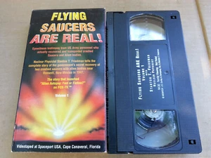 Flying Saucers Are Real! VHS Volume 1 Stanton T. Friedman Home Video Aliens UFO - Picture 1 of 2