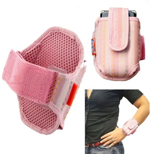Wrist Case Holder Pink fits GreatCall Lively flip phone - Image 1 of 1