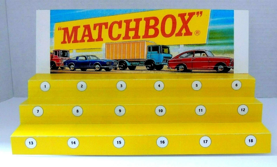 Matchbox Lesney  Display 1-18 / Display for Matchbox Car and Truck - Image 1 of 1