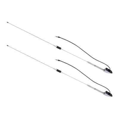 Antena de audio 2 piezas confort navegación apta para Honda Goldwing GL1800 2001-2017 cromada Foto 1 de 4