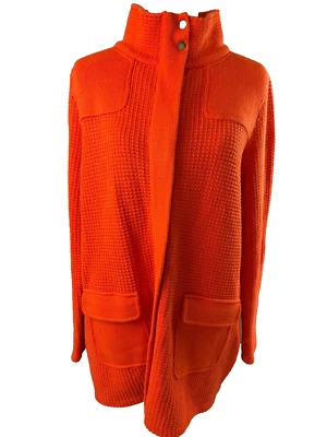 Suéter Cárdigan Suéter Lauren Ralph Lauren Naranja Cremallera Completa DE COLECCIÓN Tejido XL Foto 1 de 4