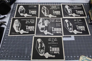 Common Law Wife Orig 1962 Lobby Card Set 8x10 SWV Psychotronic Sexploitation - Bild 1 von 9