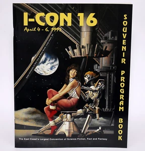 I-CON 16 Science Fiction Convention Program NY 1997 Harlan ELLISON, Babylon 5 - Picture 1 of 11