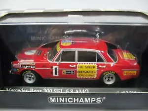 WOW EXTREM SELTEN Mercedes W109 300SEL #1 Heyer Nürburgring 72 1:43 Minichamps - Bild 1 von 1
