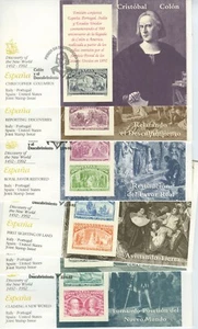 Italy, Sc# 1883-1888 complete set of 6 FDC VOYAGES of COLUMBUs Souvenir Sheets - Picture 1 of 11