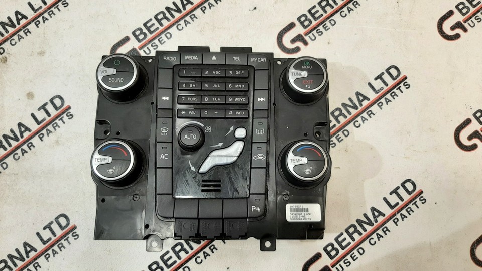 GENUINE VOLVO V60 S60 XC60 V70 08-13 RADIO CLIMATE CONTROL PANEL UNIT 30795271
