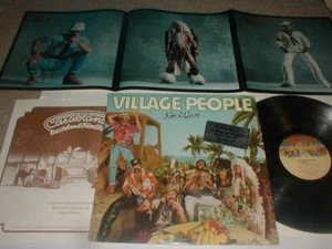 Village People GO WEST Casablanca LP SHRINK Poster Hype Glam Boogie Disco Dance - Picture 1 of 10