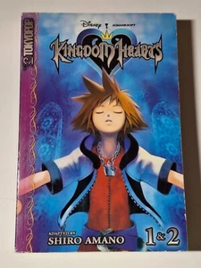 Disney Kingdom Hearts Volume 1 & 2 Paperback Book Manga Shiro Amano - Imagen 1 de 3