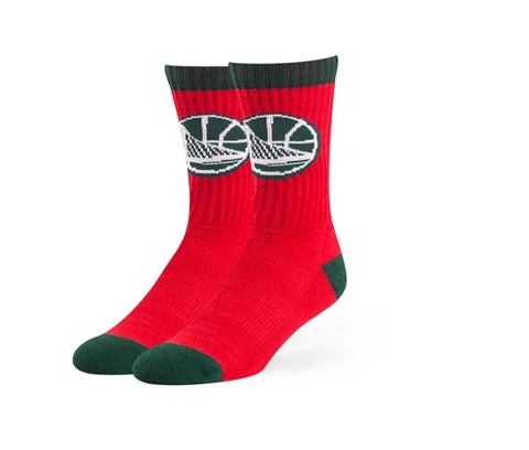 Adult 47 Brand Golden State Warriors Colorblocked Crew Sock (P) Cover