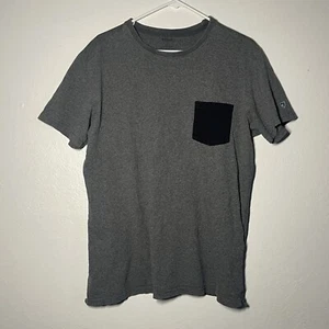 Kuhl Wildfibre T Shirt Men's Large Gray Short Sleeve Black Chest Pocket Cotton - Picture 1 of 9