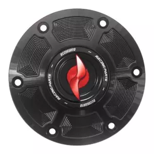 Accossato red aluminum fuel tank cap quick release KTM 1290 SuperDuke 2014-2021 - Picture 1 of 7