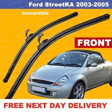 For Ford StreetKA 03-05 U-Hook Front Windscreen Aero Wiper Blades SET 19