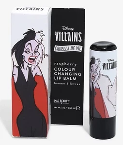 Balsamo labbra Disney Villains Crudelia De Vil cambia colore di Mad Beauty nuovo con scatola - Foto 1 di 8
