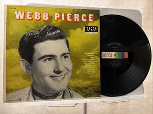 Webb Pierce - Self Titled 1960 Decca Mono Vinyl LP Repress - VG/VG - Picture 1 of 8