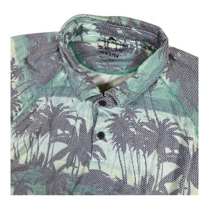 Tommy Bahama Mens Shirt 2XB Big Blue Polo Island Zone Golf Performance Palm Tree - Picture 1 of 10