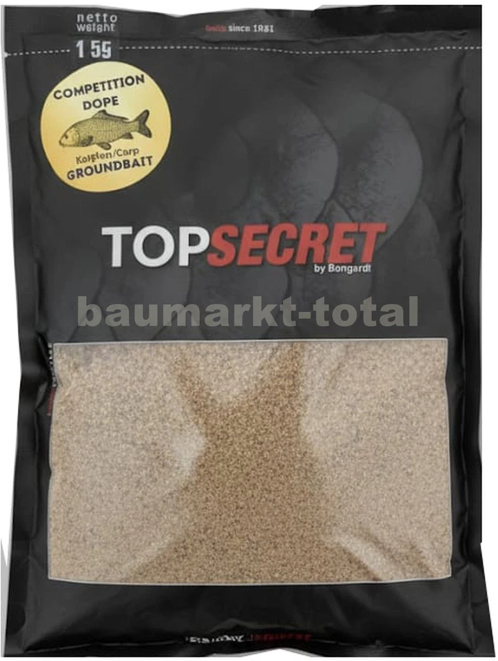 Top Secret Lockfutter-Konzentrat Karpfen 1kg Groundbait mit Hanf Grundfutter - Bild 1 von 1