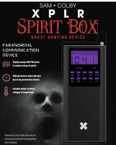 Sam & Colby XPLR Spirit Box Paranormal Ghost Hunting Device REM & Temp Sensor - Picture 1 of 2