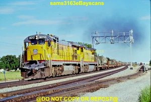 ORIGINAL SLIDE UNION PACIFIC RR C36-7 9013 1989 NO LOCALE - Picture 1 of 1
