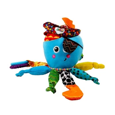 Lamaze Play & Grow Octopus Plush Captain Calamari Pirate Baby Toy Knots Crinkle Foto 1 de 4