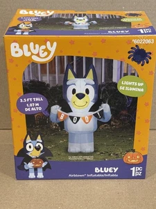 VAMPIRE BLUEY Airblown Inflatable 3.5 Ft Tall Halloween Light Up 2025 BOO! NEW - Picture 1 of 2