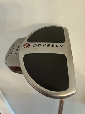 Rare! Odyssey white hot 2-ball “tour fill” putter 34” golf club right handed - Image 1 of 4