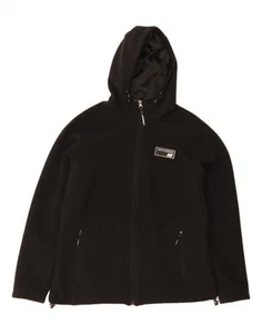 NEW BALANCE Womens Tracksuit Top Jacket UK 16 Large Black Polyester AU03 - Picture 1 of 3