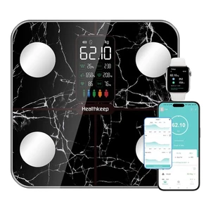 Healthkeep Body Fat Scale with Large VA Display, 15 Body Datas with Heart Rate, - Picture 1 of 8