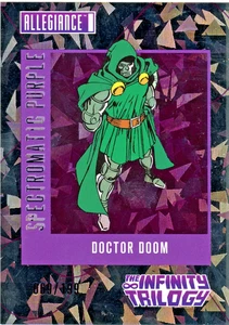 2024 Marvel Allegiance La Trilogia dell'Infinito SPETTROMATIC #SM-14 Doctor Doom /199 - Foto 1 di 2