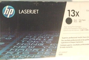 Neu HP Q2613X 13X schwarze Tonerkassette für LaserJet 1300 Neu im Karton - Bild 1 von 3